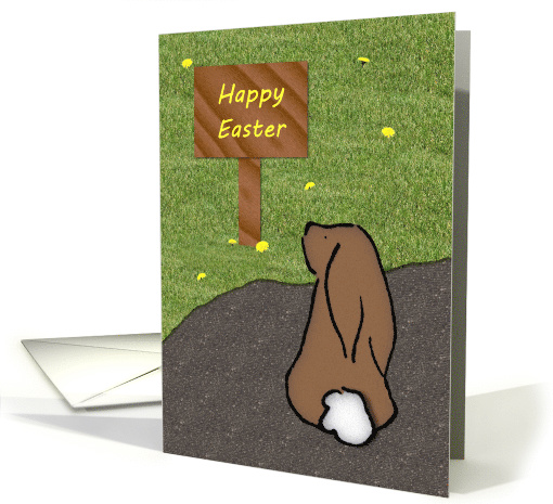 Bunny Rabbit Easter card (1465360)