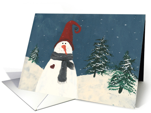 Country Snowman Christmas card (1746956)