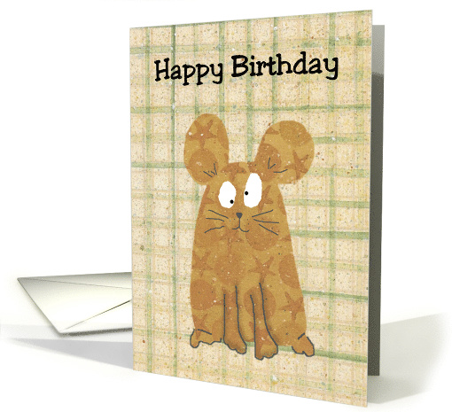 Mouse Birthday card (280428)