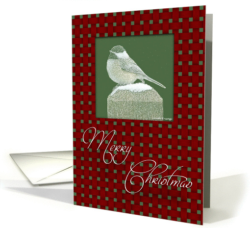 Chickadee Christmas card (301280)