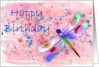 Dragonfly Birthday Card