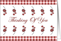 Cherries Thinking of You Card