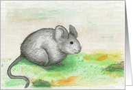 Mouse Blank Card