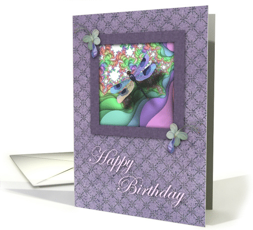 Dragonfly Birthday card (410767)