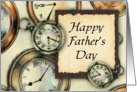 Pocket Watch Father’s Day Card