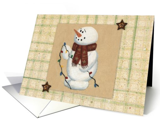 Happy Holidays From Business card (513356)