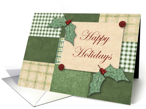 Happy Holidays From Business card (513359)