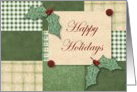 Happy Holidays From Business Card