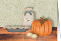 Pumpkin PieThanksgiving Card