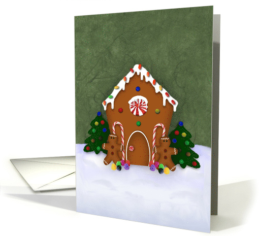 Business Gingerbread House Christmas card (703844)