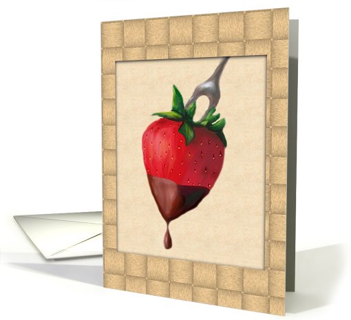 Strawberry Valentine's Day card (768839)