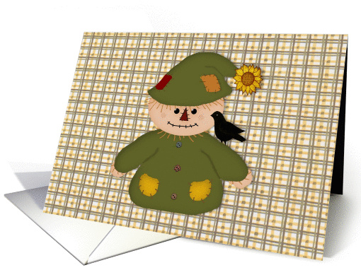 Country Scarecrow Thanksgiving card (849114)