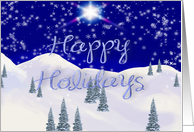 Happy Holidays card