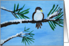 Winter Chickadee by Helen card