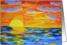Sunset by Ellie card