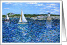 Sailing Past Castle Hill card