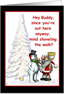 Humorous Santa card