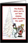 Humorous Santa card