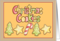 Christmas Cookies card