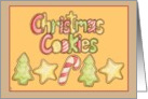Christmas Cookies card