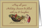 May all your holiday season be filled... card