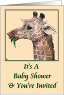 It’s a baby shower & you’re invited card