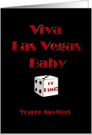 Viva Las Vegas Baby You’re Invited! card