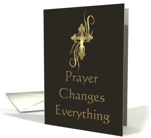 Prayer Changes Everything card (436086)