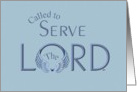 Called To Serve The LORD card