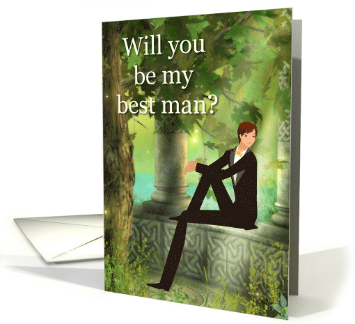 Will you be my best man?- wedding card (469566)