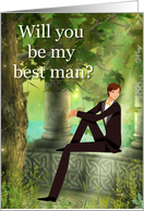 Will you be my best man?- wedding card