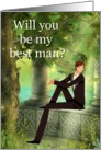 Will you be my best man?- wedding card
