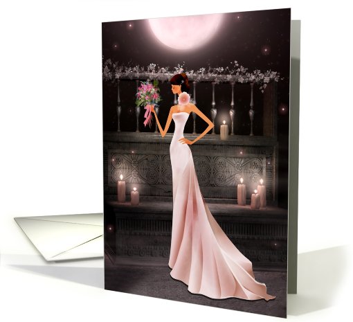 The Bride -msg. to groom - wedding card (480255)