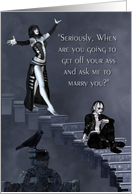 Goth Humor-alternative, gothic, card