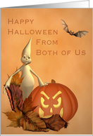 Happy Halloween From Both of Us card