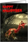 Happy Halloween-Halloween, alien, monster card