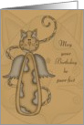 May your birthday be purr-fect- Birthday card