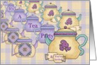 It’s a tea party and you’re invited- invitation, party, invite, card