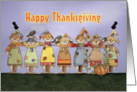 Happy Thanksgiving!-Scarecrows, Holiday,Thanksgiving card