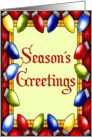 Season’s Greetings- Christmas, Holiday, card