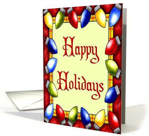 Happy Holidays- Christmas, Holiday, card (509772)