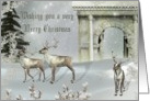 A Wishing you a very Merry Christmas- Christmas, Holiday, card