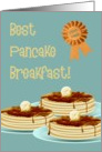 Best pancake breakfast!-Hospitality, Occassion, Thank you card