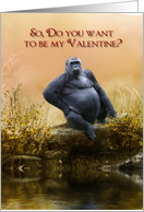 Want to be my Valentine? Humor-Valentine’s Day, Holiday, card