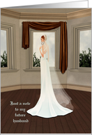Just a note to my future husband-Husband, wedding, card