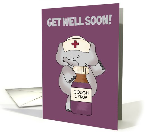 Get well soon!- Nurse, get well, Occassion card (572465)