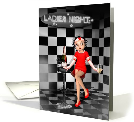 Ladies Night Out-Invite, Invitations, Girl's Night Out,... (573651)