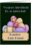 You’re invited to a special Easter egg hunt-invitation, invite, Holiday, Easter, card