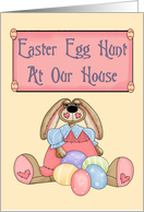 Easter Egg Hunt at Our House-invitation, invite, Holiday, Easter, card