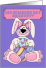 Did someone say egg hunt?-invitation, invite, Bunny, Rabbit, Holiday, Easter, card